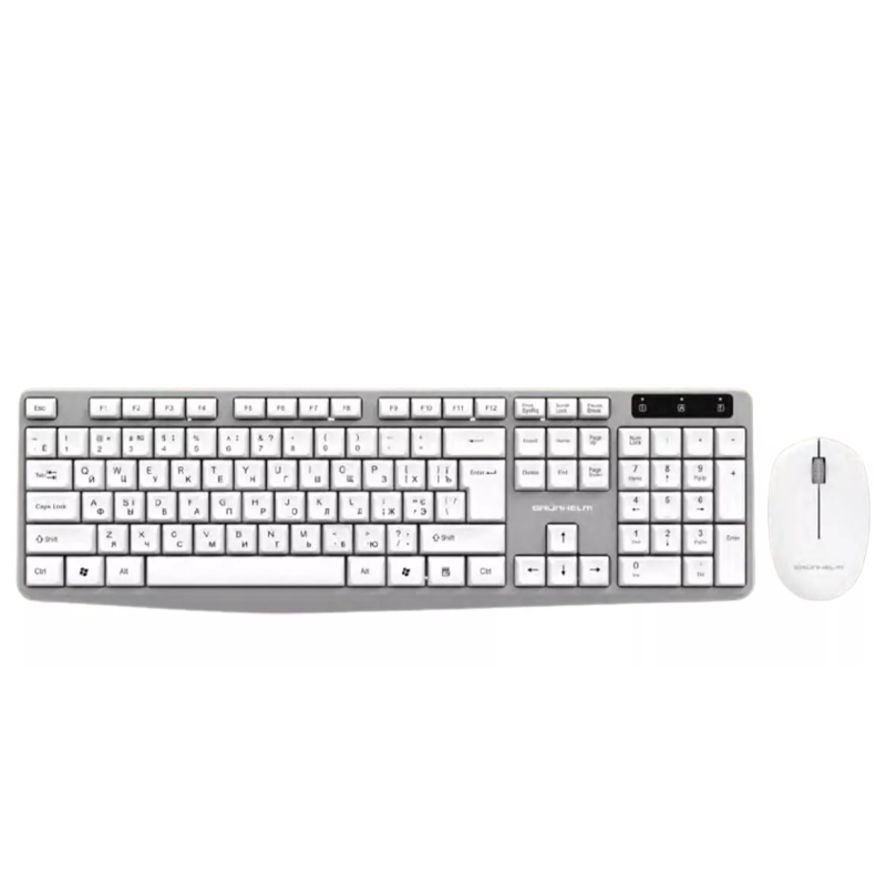 Комплект бездротова клавіатура та миша KBM-4600WL GRUNHELM