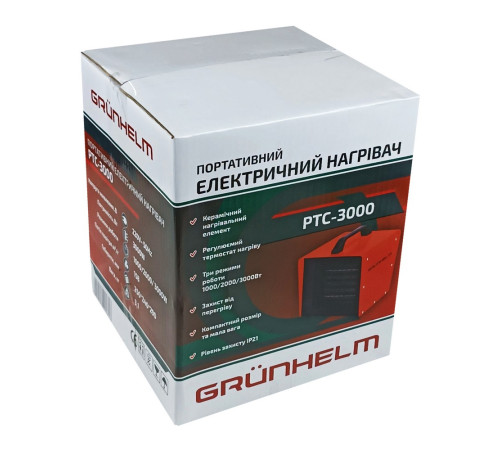 Обігрівач електричний РТС-3000 Grunhelm 