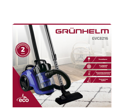 Пылесос циклонный Grunhelm GVC8216 ECO