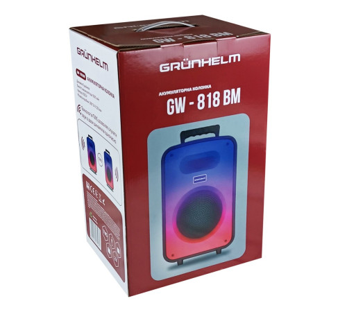 Портативна колонка GW - 818 BM Grunhelm