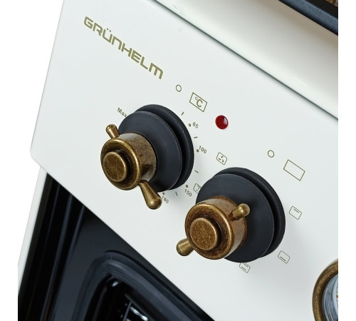 Плита газоэлектрическая Grunhelm FDR661234BE Бежева