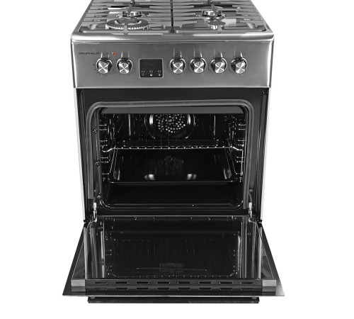 Плита газоэлектрическая Grunhelm FD66234I Нержавейка