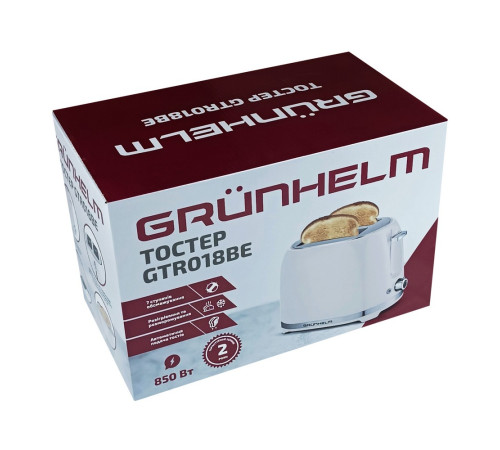 Тостер GTR018BE Grunhelm