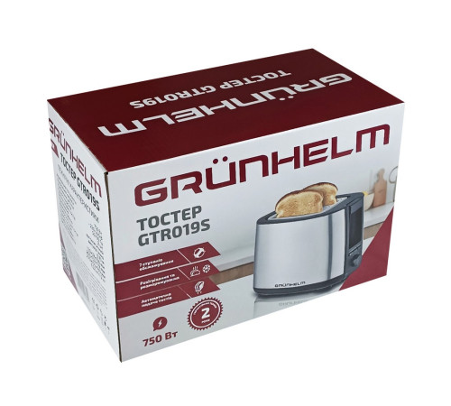 Тостер GTR019S Grunhelm