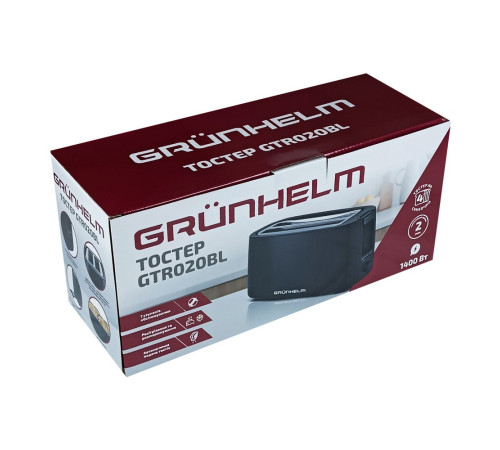 Тостер GTR020BL Grunhelm