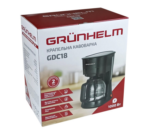 Крапельна кавоварка Grunhelm GDC18