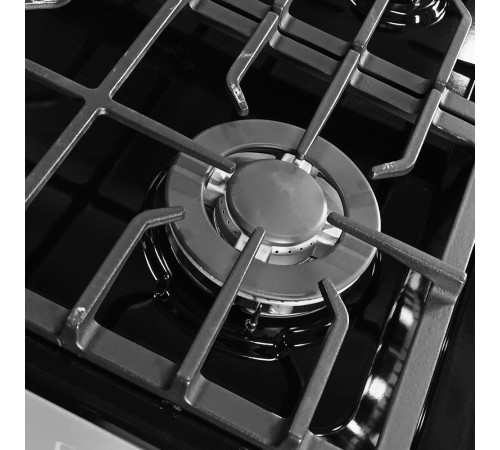 Плита газовая Grunhelm G4FG66124GB Серо-черная