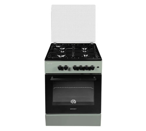 Плита газовая Grunhelm G4FG66124GB Серо-черная