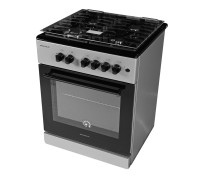 Плита газовая Grunhelm G4FG66124GB Серо-черная