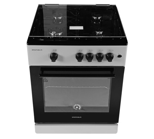 Плита газовая Grunhelm G4FG6612GB Серо-черный