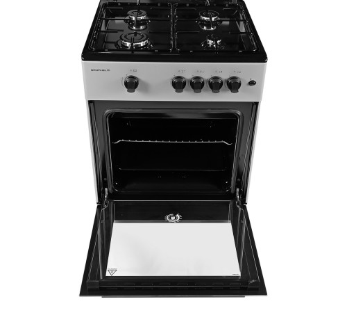 Плита газовая Grunhelm G4FG6612GB Серо-черный