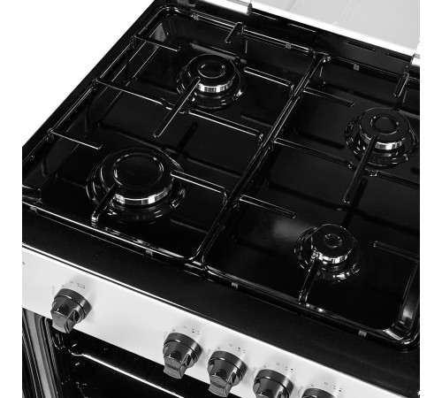 Плита газовая Grunhelm G4FG6612GB Серо-черный