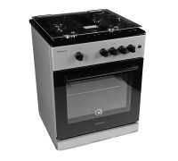 Плита газовая Grunhelm G4FG6612GB Серо-черный