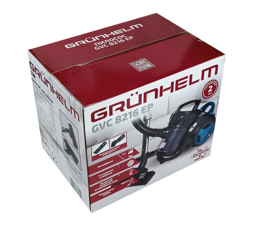 Пылесос конейнерный циклон GVC 8216 EP Grunhelm