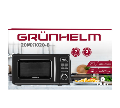 Микроволновая печь 20MX1020-B Grunhelm Микроволновая печь 20MX1020-B Grunhelm