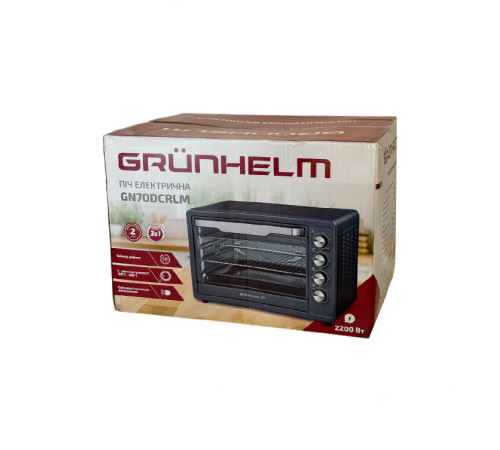 Піч електрична - GN70DСRLM сірий Grunhelm