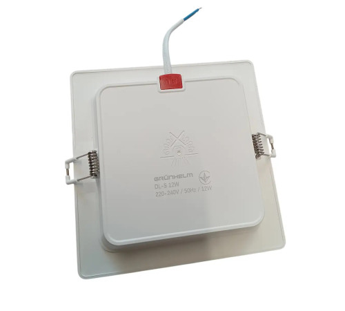 Светильник LED квадратный врезной - DL-S 12W 145х145х29.5 мм Grunhelm