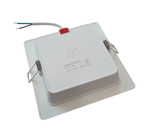 Cвітильник LED квадратний врізний - DL-S 9W 145х145хх29.5 мм Grunhelm