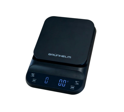 Ваги кухонні з таймером для кави та спецій - KES-030B чорнi Grunhelm