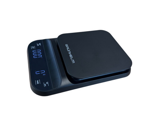 Ваги кухонні з таймером для кави та спецій - KES-030B чорнi Grunhelm