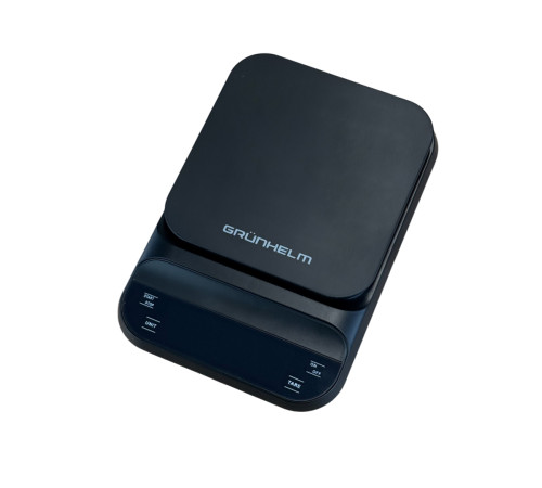 Ваги кухонні з таймером для кави та спецій - KES-030B чорнi Grunhelm