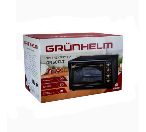 Печь электрическая - GN50CLT Grunhelm черный