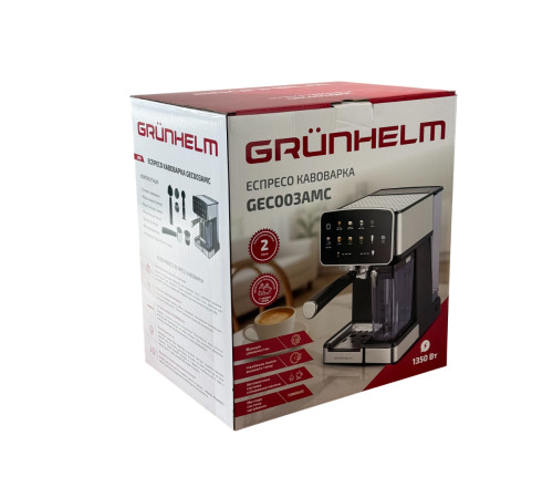 Эспрессо кофеварка GEC003AМС Grunhelm