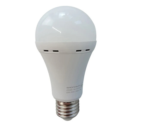 Лампа LED аварійна - GEA60-7W-4K-E27 Grunhelm