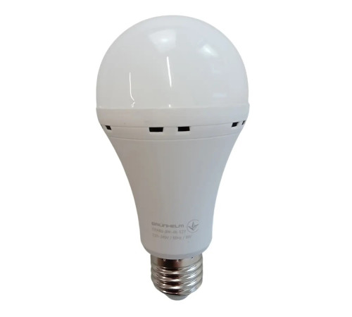 Лампа LED аварійна - GEA60-9W-4K-E27 Grunhelm