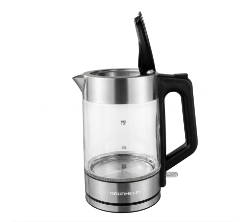 Електрочайник Скло - EKG-25707B чорний Grunhelm