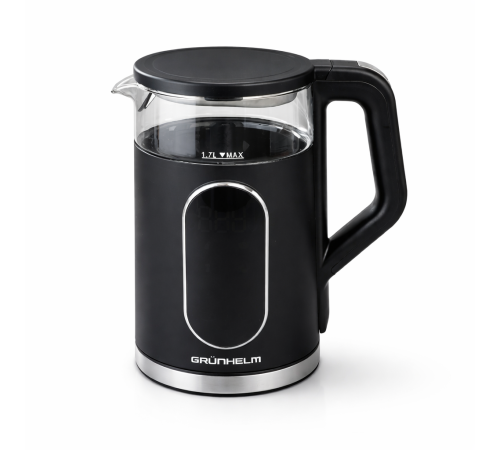 Електрочайник Скло - EKG-25702B чорний Grunhelm