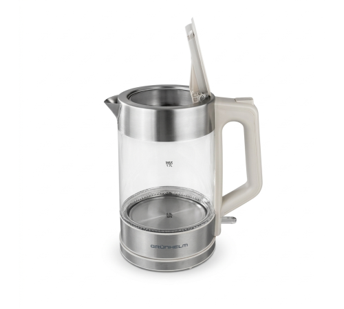 Електрочайник Скло - EKG-25707W білий Grunhelm