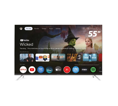 Телевизор 55" Google TV 5.0 - 55U550 SMART TV T2 UHD Grunhelm