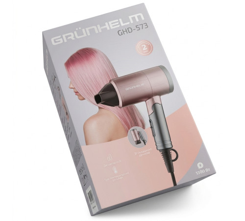 Фен електричний для сушіння волосся GHD-573 Grunhelm
