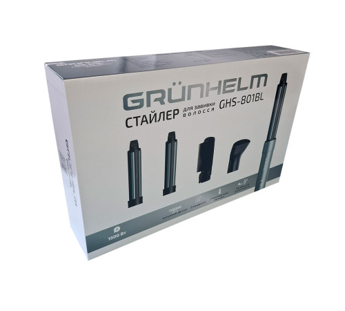 Стайлер для завивки волос GHS-801BL Grunhelm