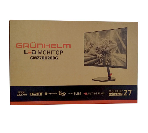 Монітор 27'' QHD GM27QU200G Grunhelm