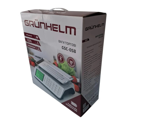 Весы торговые GSC-058 Grunhelm