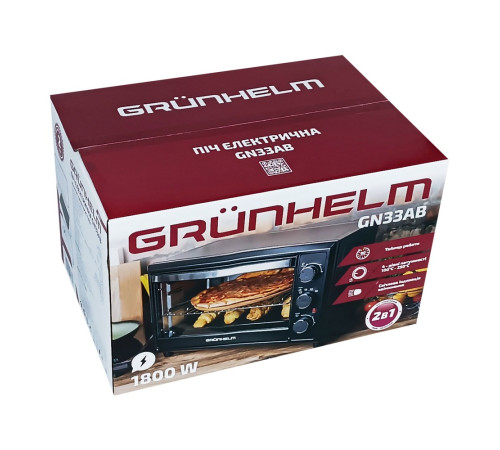 Піч електрична GRUNHELM GN33AВ