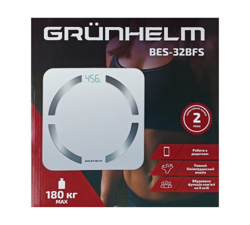Ваги електронні фітнес GRUNHELM BES-32BFS