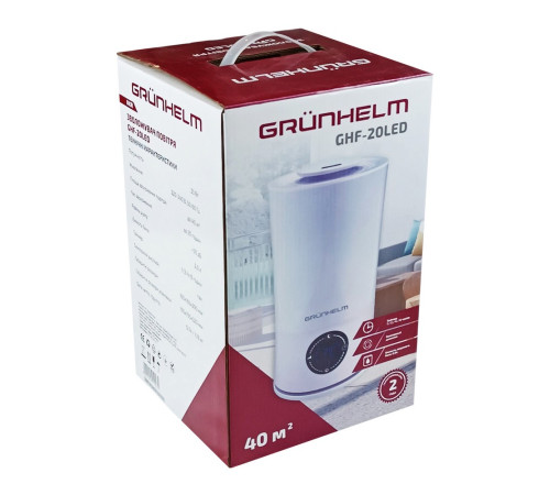 Увлажнитель воздуха GRUNHELM GHF-20LED Увлажнитель воздуха GRUNHELM GHF-20LED