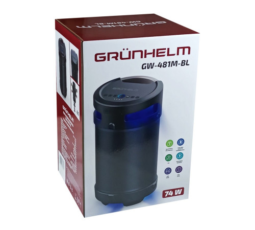 Портативна колонка 4.1 GW-481M-BL Grunhelm