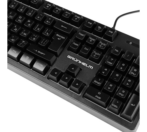 Клавиатура компьютерная проводная KB-610WD GRUNHELM Клавиатура компьютерная проводная KB-610WD GRUNHELM